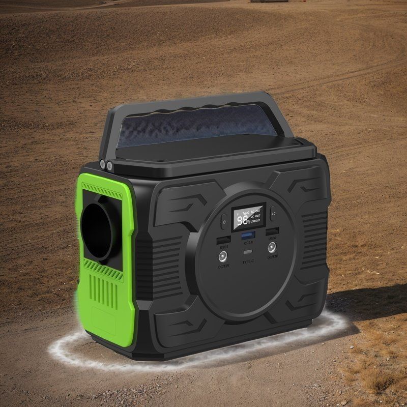 200W Powerstation Outdoor Camping Solar Generator with 48000mAh Battery and LED Light