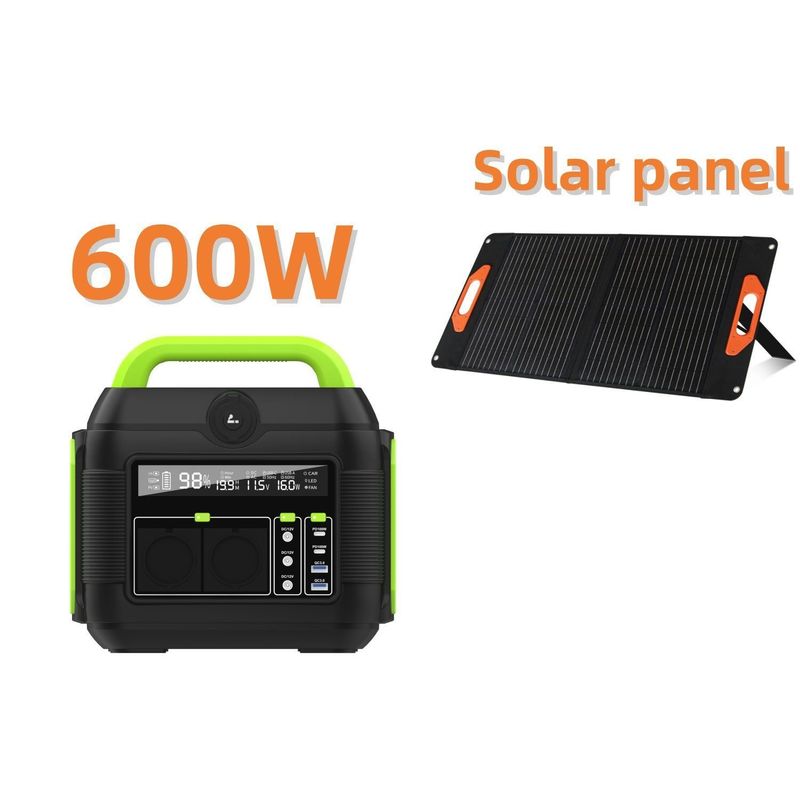 European Sta AC Socket Portable 300W 600W Solar Generator for Indoor Emergency Power Station