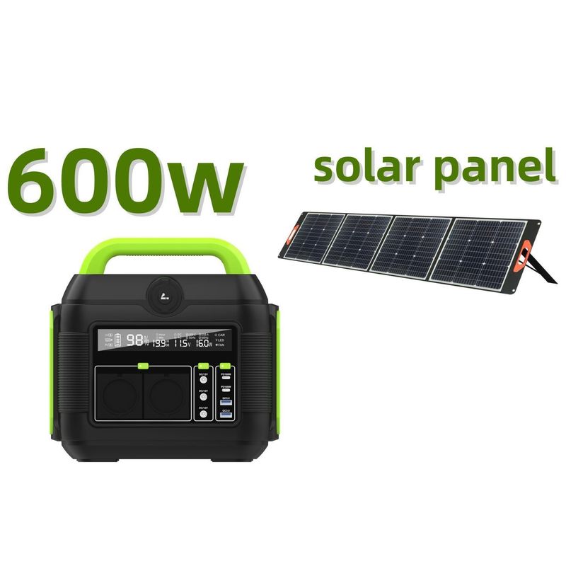 600W Large Capacity Portable Solar Generator for Worry-Free Travel in South America