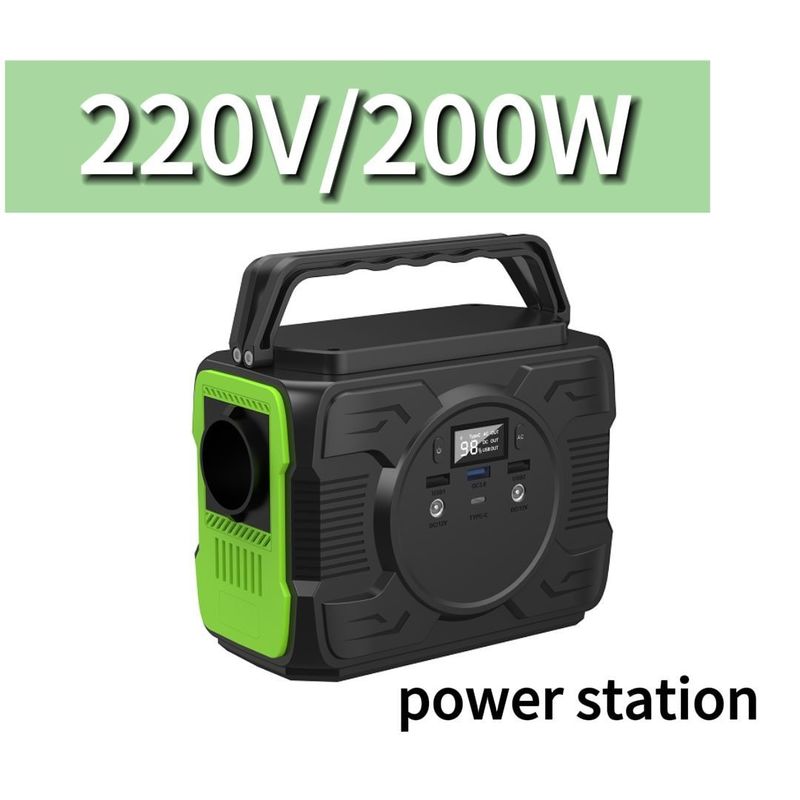 48000mAh 200W Mini Portable Power Bank Mobile Power Station with 12V/200-300A Ec5 Output