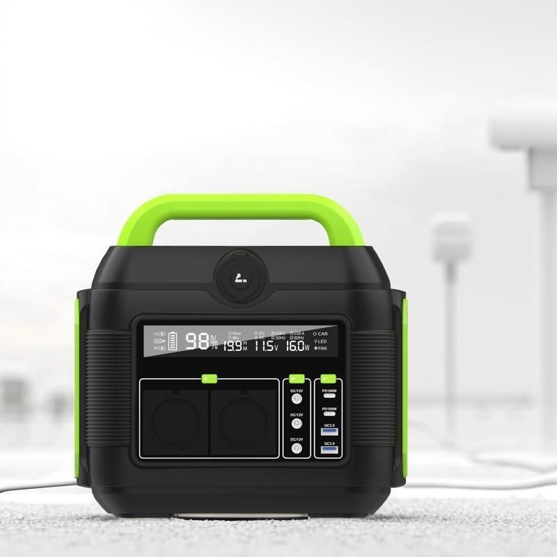 Portable 600W Power Station for Outdoor Solar Energy Storage Recyclable and Customizable