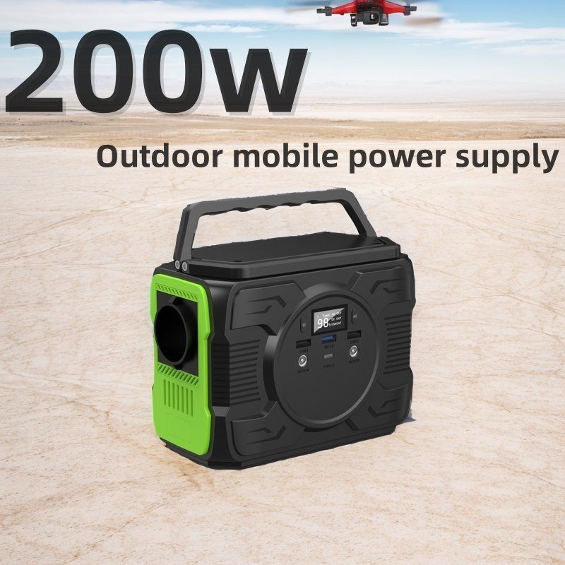 Balcony Power Station with 1 and DC1 2 Output 12V-16.8V/6A Ternary Lithium Battery