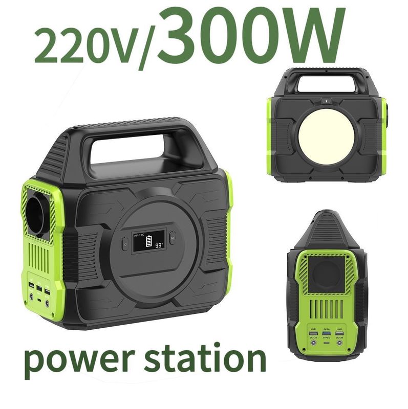 300W Multifunctional Portable Battery Solar Power Station for Camping Energy Storage