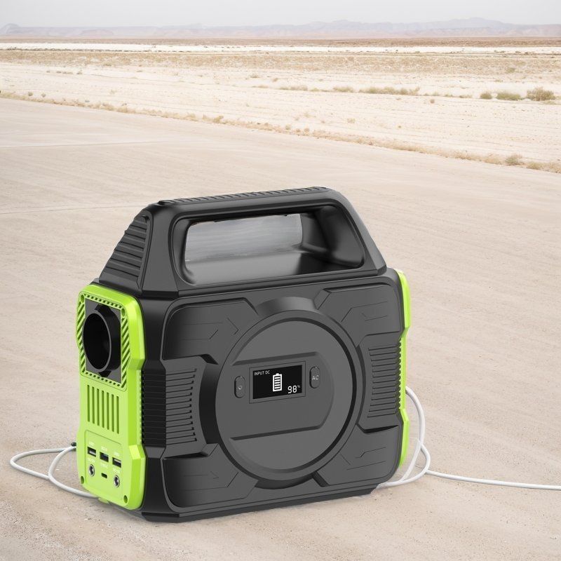 EU AC Socket Compatible All 300W Portable Solar Generator for UAV RV Maintenance-Free