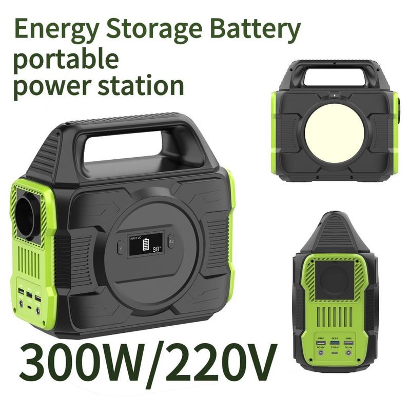 S3 300W Mini off Grid Solar Energy System Portable Solar Power Bank with EU AC Socket