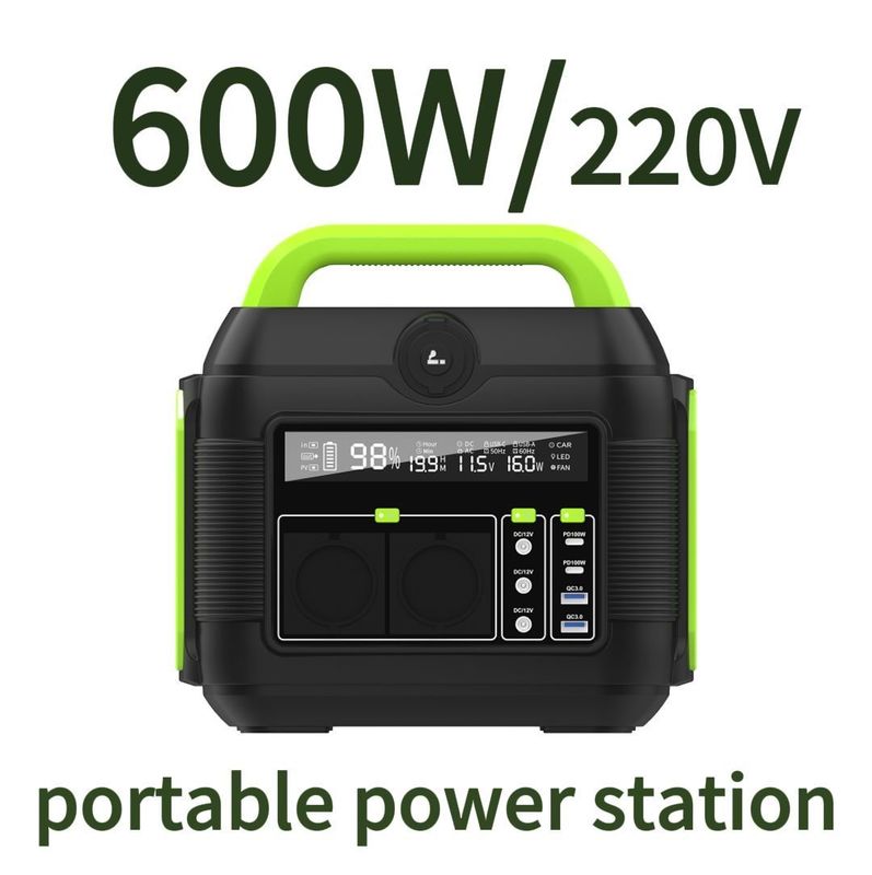 300W/500W/600W/1500W Portable Solar Power Supply for Uninterruptible Outdoor Camping