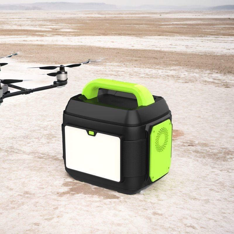 220V Portable Outdoor Camping RV Station with Reveal LCD Display 600W/576wh Power Output