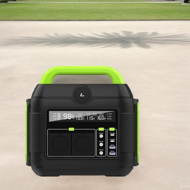 600W Power Lithium Battery Mobile Power Station for Camping and Emergency Energy Storage