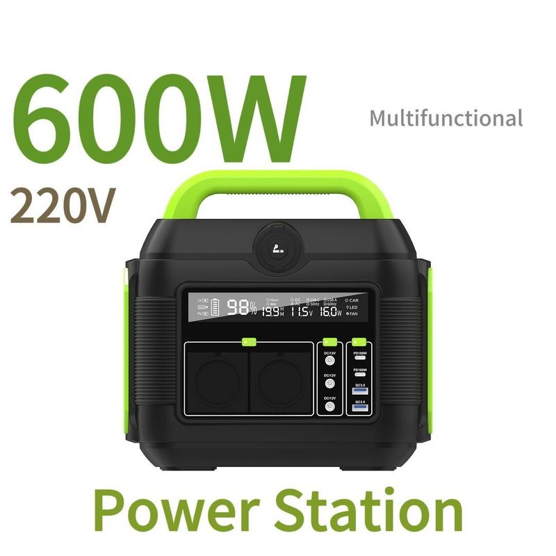LCD Display 600W 1000W 1500W Portable Power Station for Home and Outdoor Camping