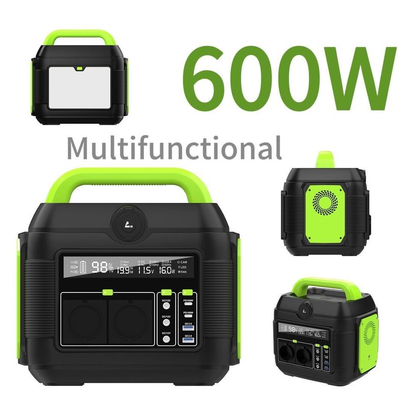 600W AC Output Portable Power Station for Emergency Energy Storage MPPT Is Essential