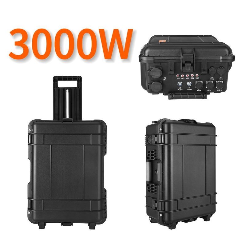 LT30 3000W Solar Energy System with 1500W 2400W 5000W LiFePO4 Outdoor Power Station