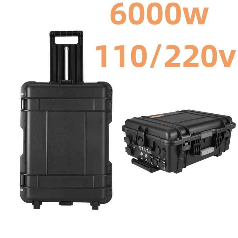 Japan Market 2024 6000W Portable Power Station Solar Generator for Outdoor Activities