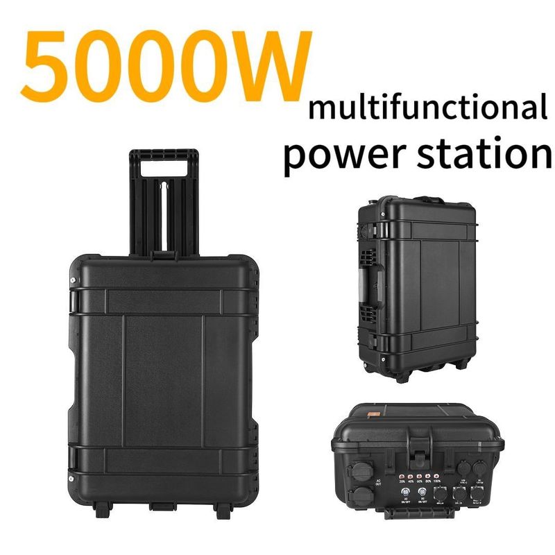 8000W Peak Power Portable Solar Power Station 2000W 220V 2000wh Emergency Power Supply