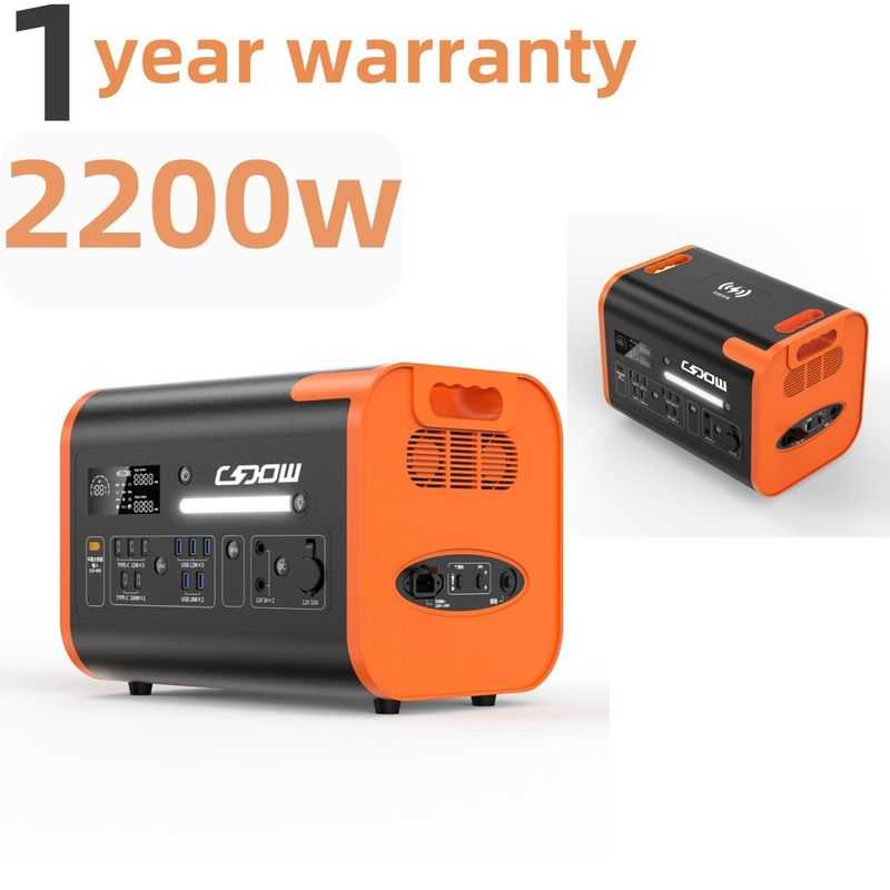 1800W 2000W 2200W 2400W Solar Generator for Boat RV and Laptop Powered by LiFePO4 Battery