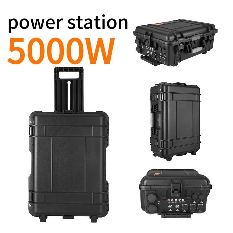5000W Solar Motor Generator for Self-Drive Travel ABS Alloy Shell Material Charging Time 6-7h