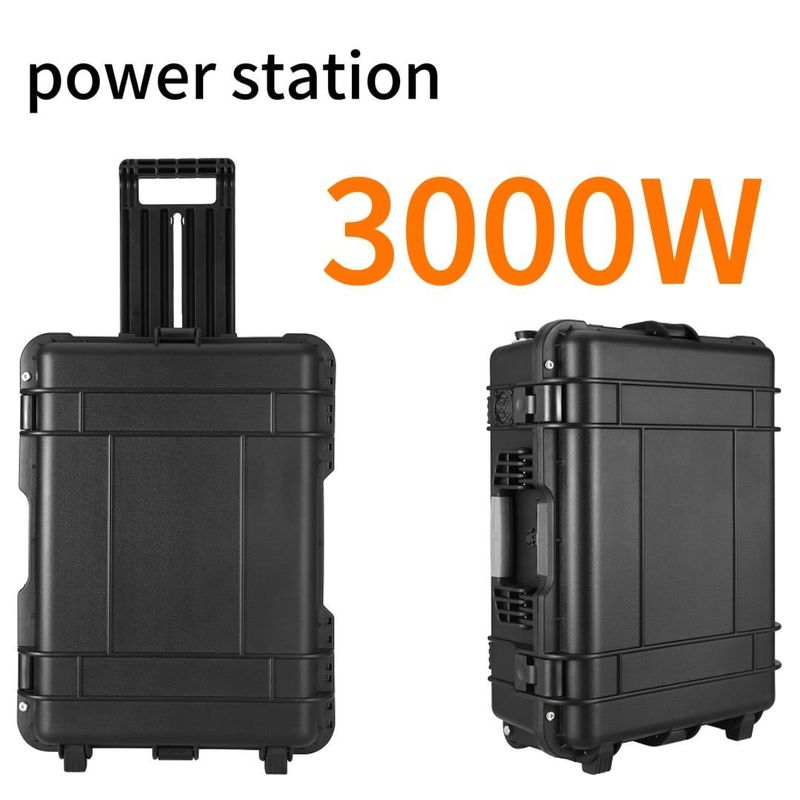 3000W Emergency Power Supply Portable Generator with Socket Type All Charging Time 6-7h