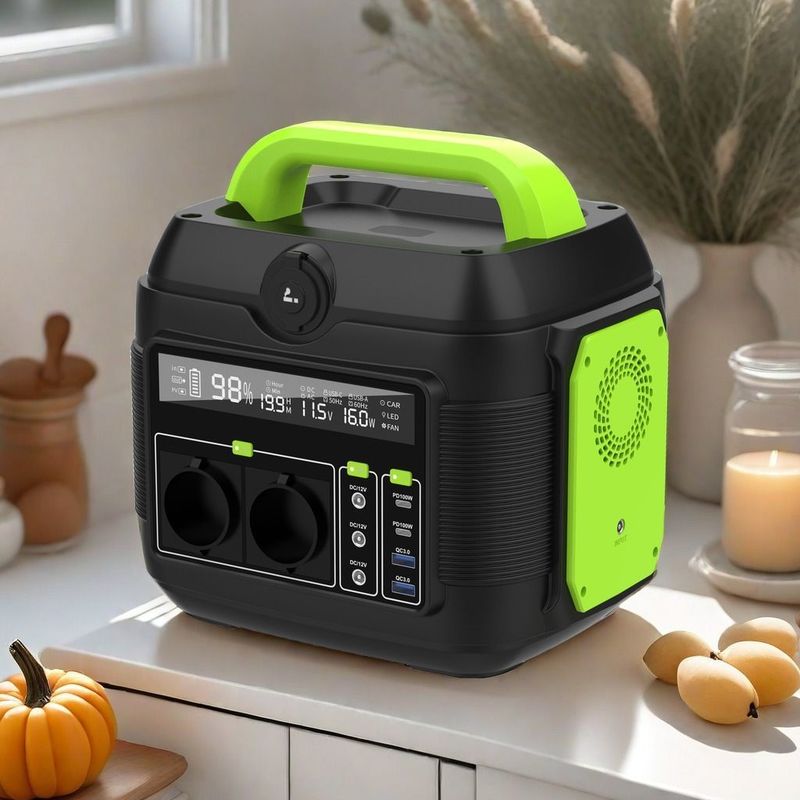 600W Portable Power Station 300W 500W 600W 1200W 2200W S6 for Camping Fishing Charging