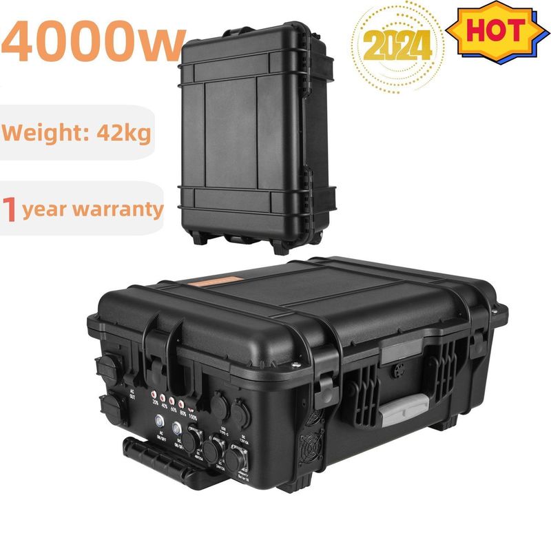 3000W 4000W Large Capacity Portable Solar Generator for RV and Outdoor 6-7h Charging Time