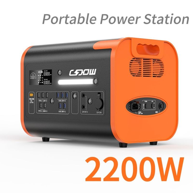 2000wh Off Grid Energy Storage Solar Energy Backup Portable Power Bank Power Station