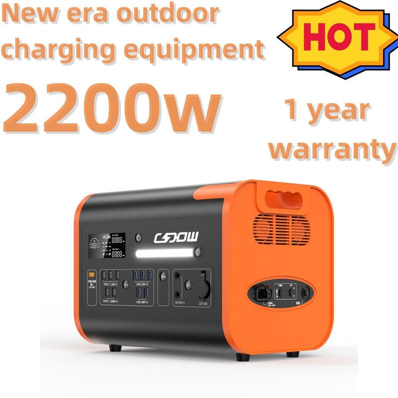 2000W/2200W/2400W Lifepo4 Portable Solar Generator for Emergency Charging Station