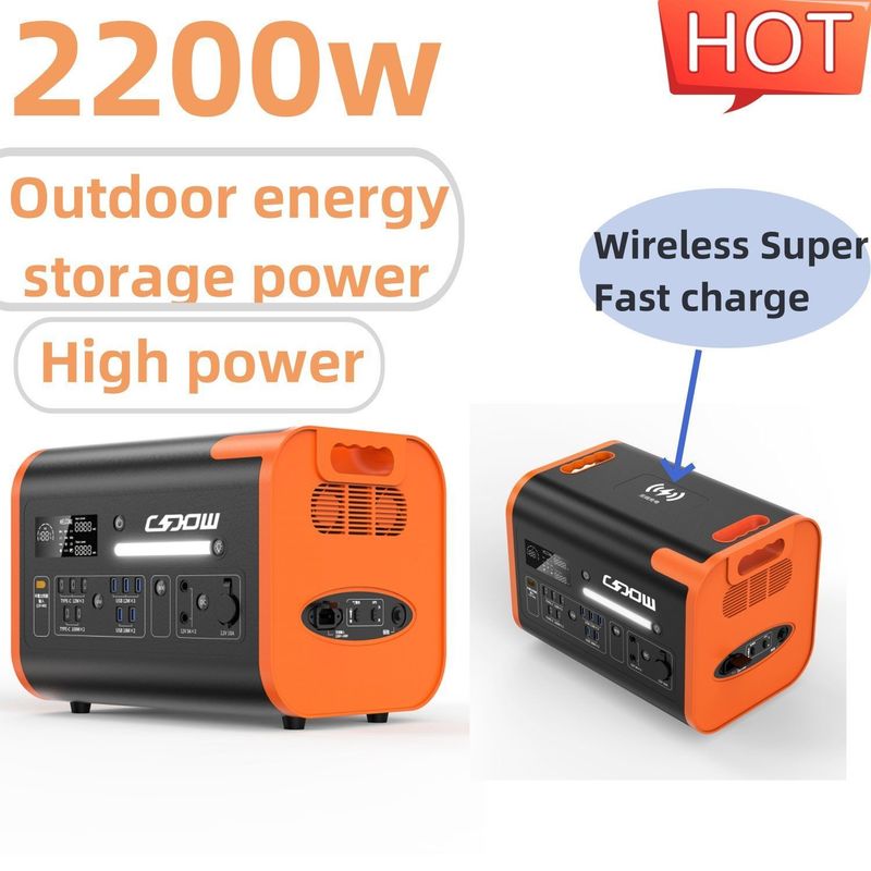 Un38.3/Msos Authentication 2200W Portable Charging Station 220V Solar Generator for Office
