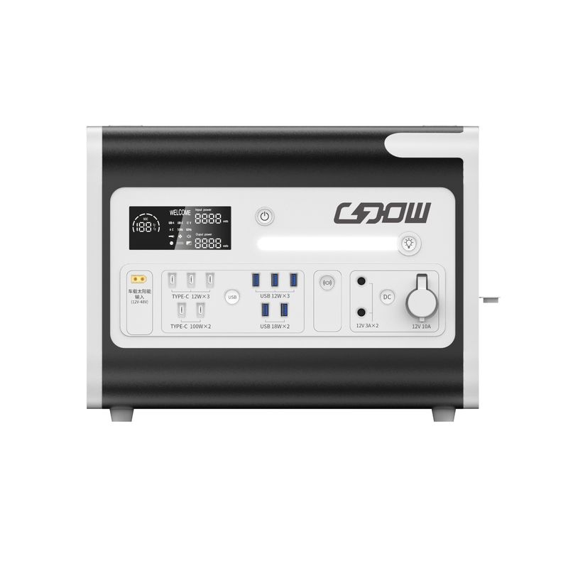 2200W Constant Power Output Portable Power Station for Outdoor Camping Energy Storage