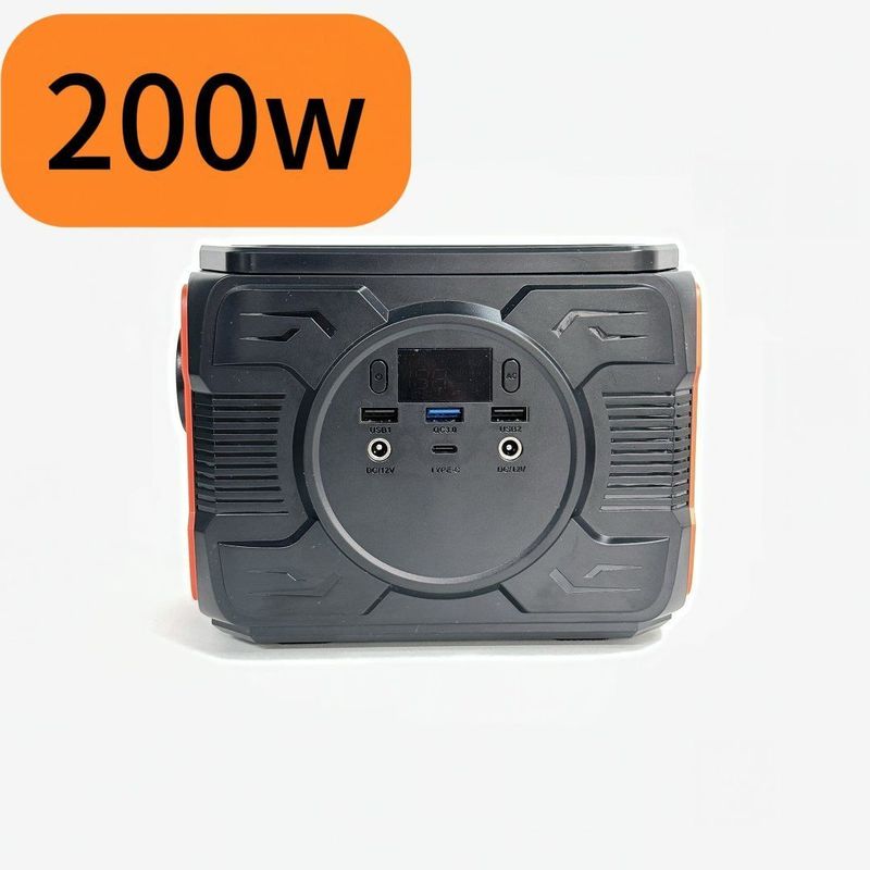 The Latest 200W Outdoor Camping Solar Generator Portable Power Station with QC3.0 Output