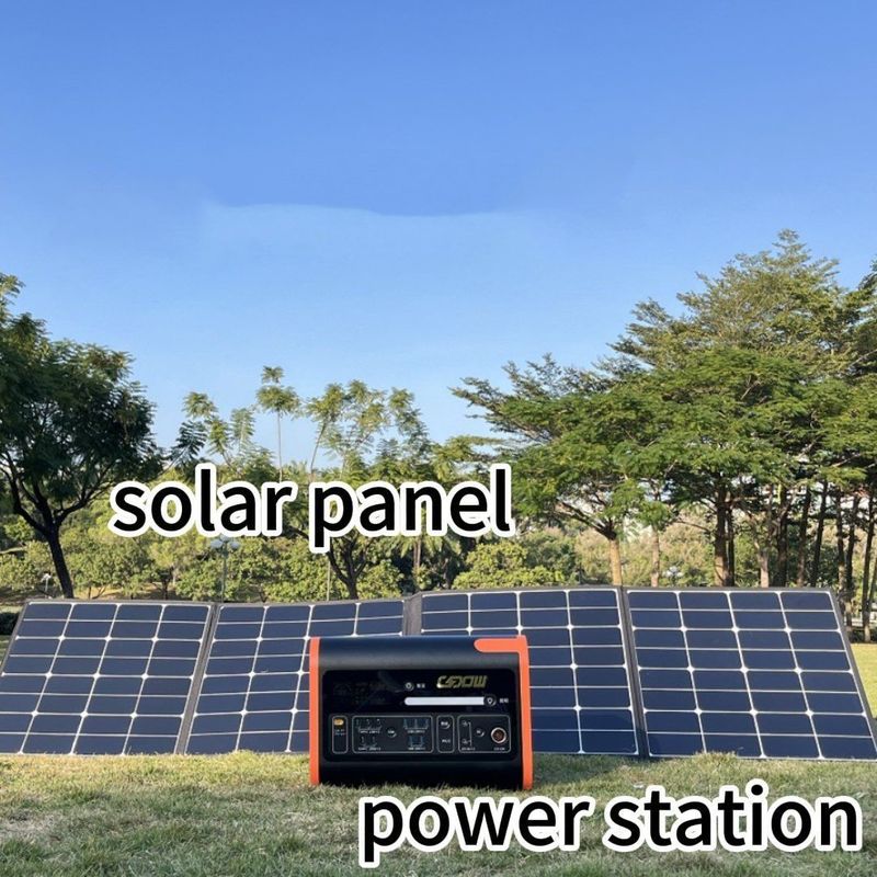 51.52V40ah 3.22V*16s Battery Capacity Solar Generator 2200W with 2500W Solar Panels