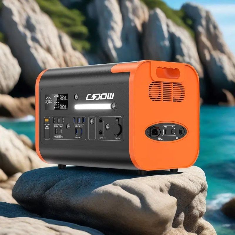 2200W Energy Storage System Portable Solar Generator with Uninterrupted Power Supply