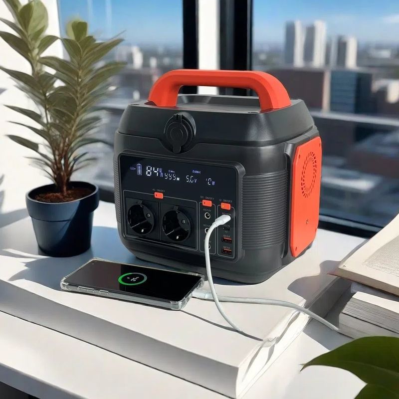 Customizable Colour 600W Household Power Station and Solar Generator for Outdoor Camping