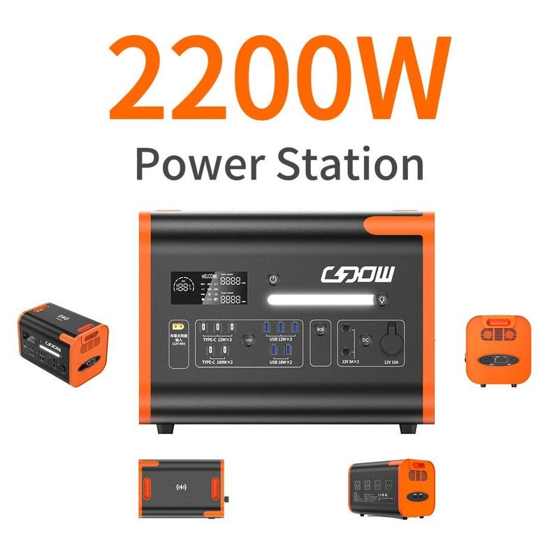 AT22 Solar 2000W 2200W 2500W 3000W Portable Generator Power Station for Your Benefit