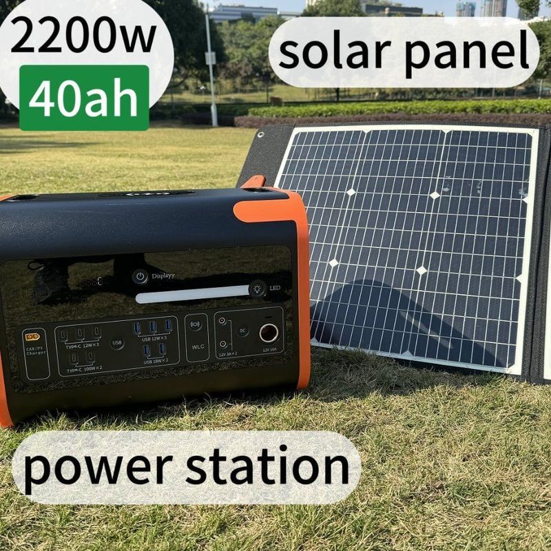 2200W Constant Power Can Drive 4000W Portable Power Station for Emergency and Outdoor