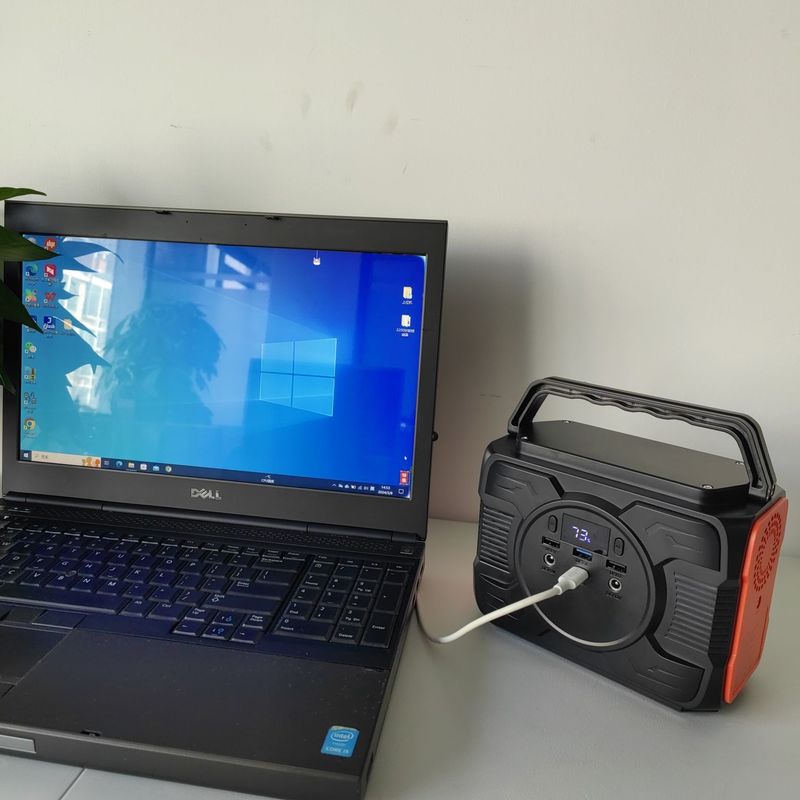 Mini Portable Power Station 200W Hot Orange with Black 110/220V-50Hz/60Hz S2X-173