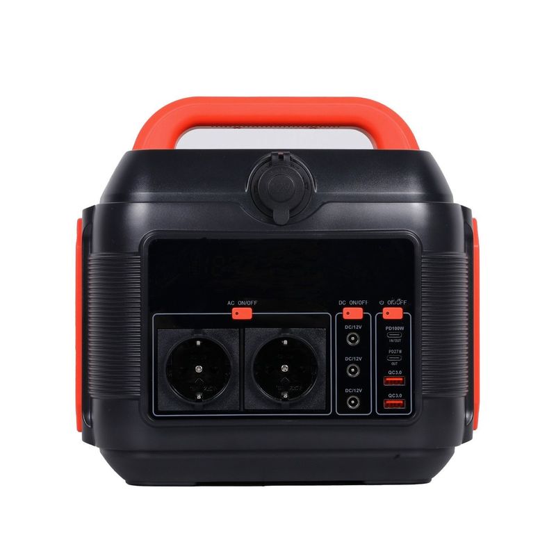 Portable Solar Generator with 12V-13V/10A DC Output and Protection Function 600W/576wh
