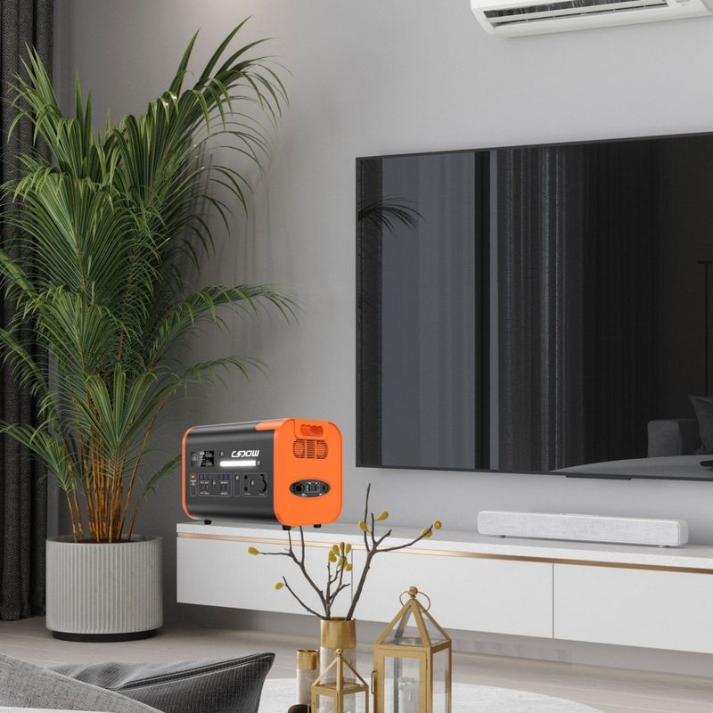 All-in-One Solar Panel Emergency Power Station 2200W/2400W Large Capacity for Outdoor