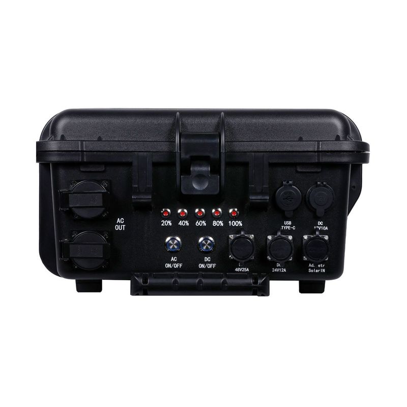 LiFePO4 Portable Power Station 6000W Peak Power Solar Generator for Outdoor Activities