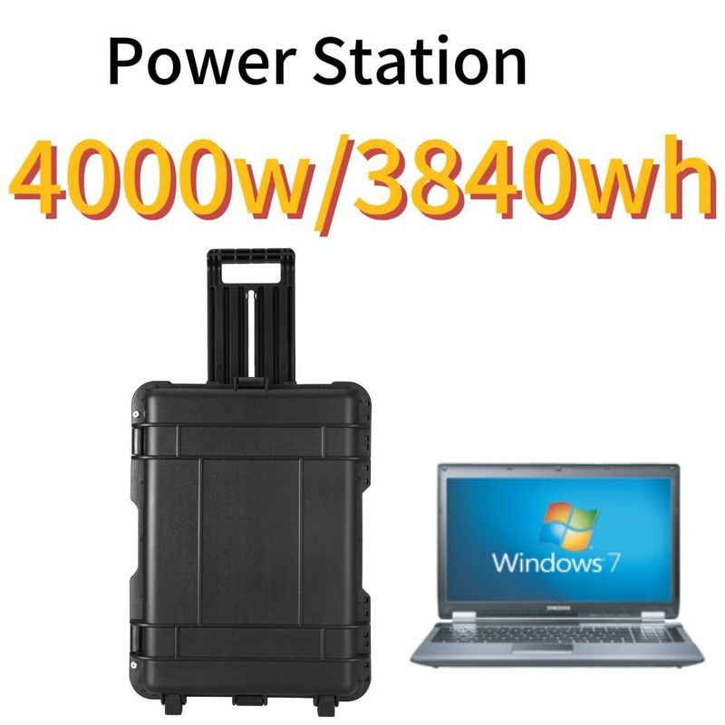 3840wh Household Energy Storage Power Supply Portable Power Station with Large Capacity