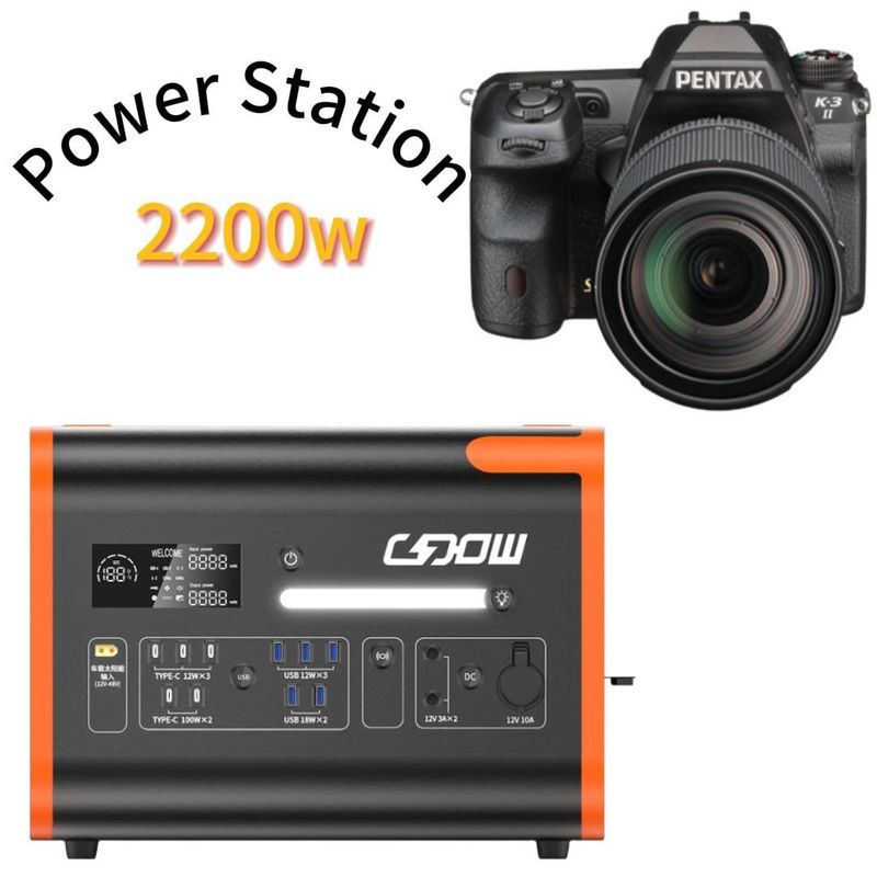 800W Solar Input Portable Power Station and Life Span 2000 Times for Outdoor Camping