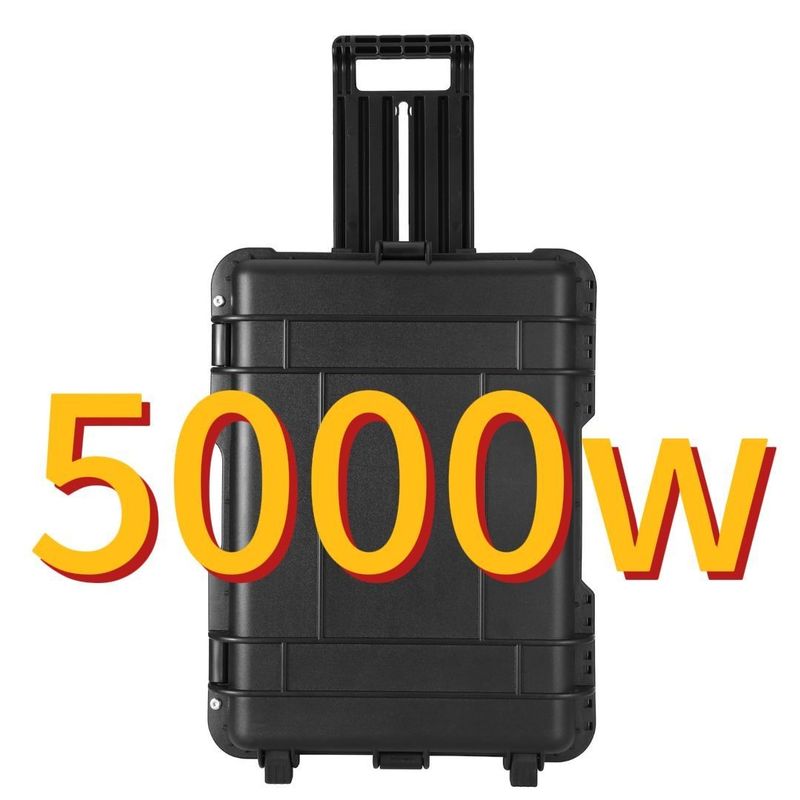 Car Charging 5000W/100ah Large Capacity Lithium Battery Solar Power Station for Outdoor