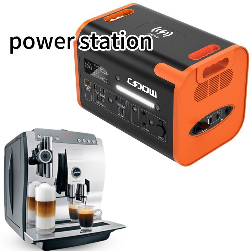 2000W/2200W/2048wh Portable Camping Energy Storage Power Station with Pure Sine Wave Inverter Waveform