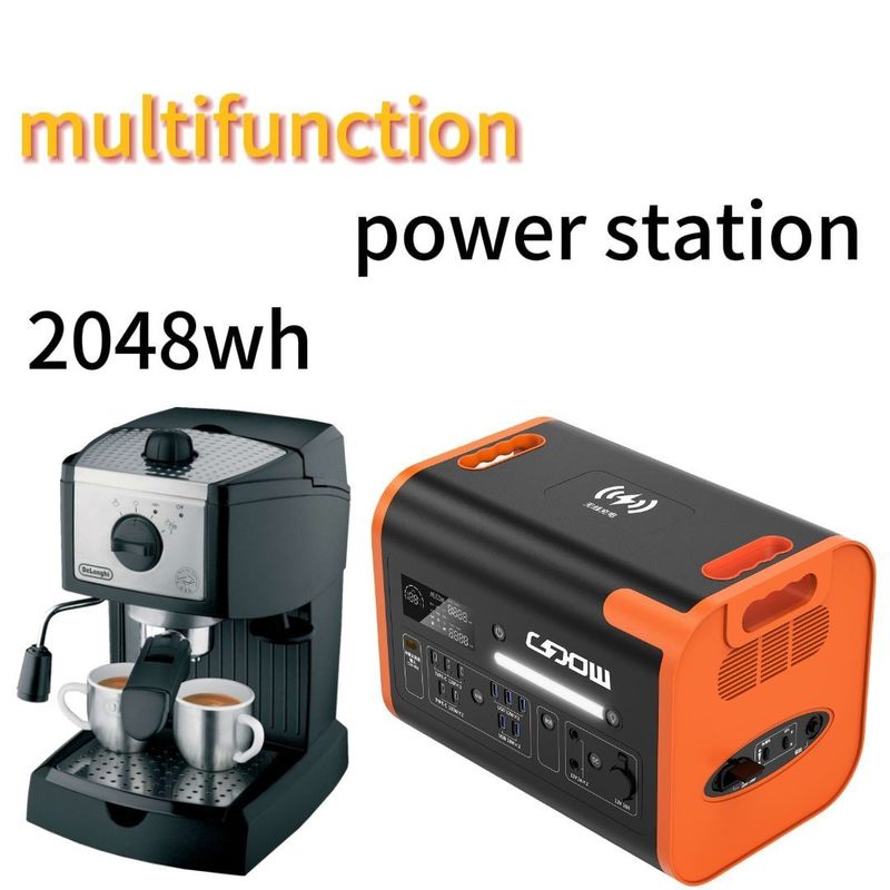 2200W/2048wh 40ah Outdoor Adventure Portable Power Station with and Durable Life Span