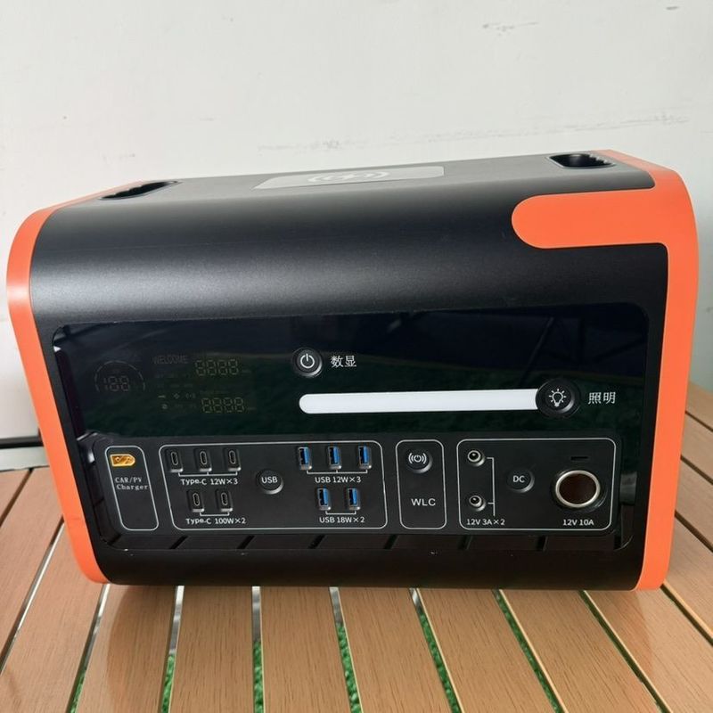 300W Camping LED Lighting Mobile Power Solar Generator Portable AT22 Emergency Power Station