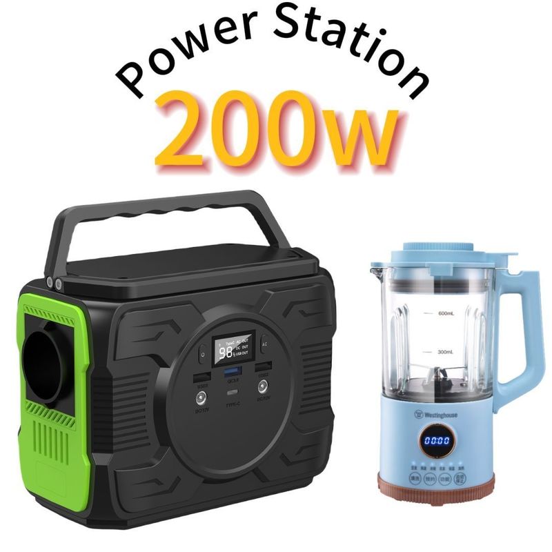 200W/173wh Lithium Battery Portable Solar Power Station with Ec5 Output 12V/200-300A