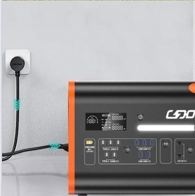 1000W Mobile Generator Solar Charger AC Output Socket for 2200W Outdoor Power Station