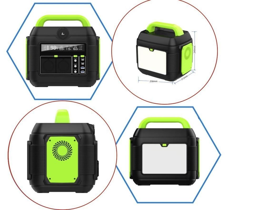 600W/576wh Outdoor Solar Generator Portable Power Station S6 with Customizable Colour