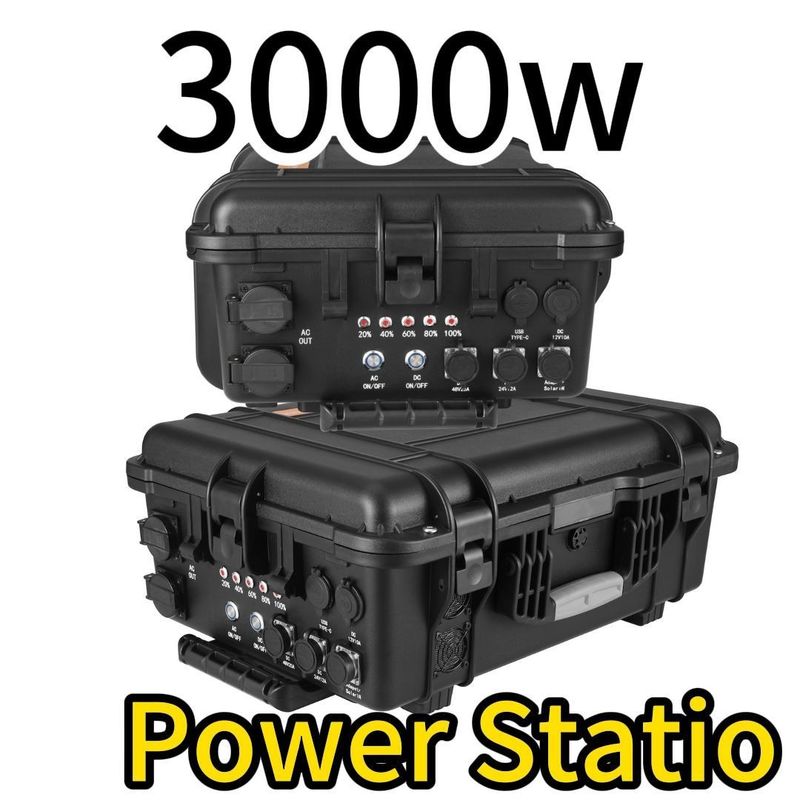 Output Power 100-120V-3000W50Hz/60Hz Tunable 3000wh 62.5ah Hot Portable Power Station