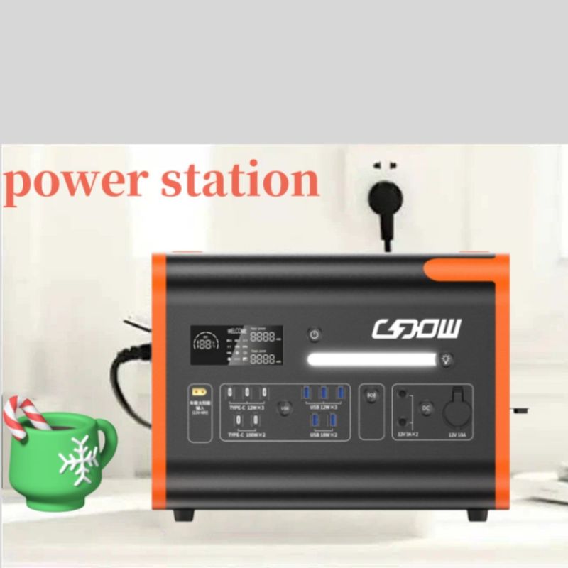 2200W/2048wh Portable Power Station with Fireproof Housing and Pure Sine Wave Inverter