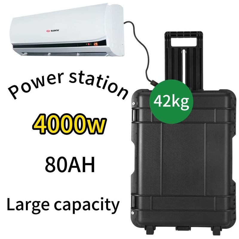 LT-40 4000W/3840wh/OEM ODM Battery CE Certified Portable Power Station with High Capacity