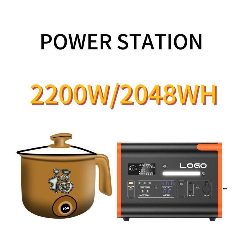 Long Life Span LiFePO4 Battery 2048ah for Camping Fishing Work Portable Power Station