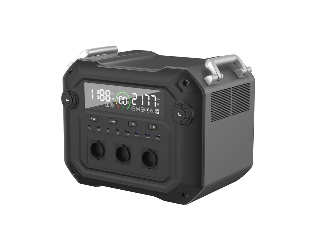 600W Max Solar Panel Input 1000W 3600W Pure Sine Wave AC Socket Portable Power Station